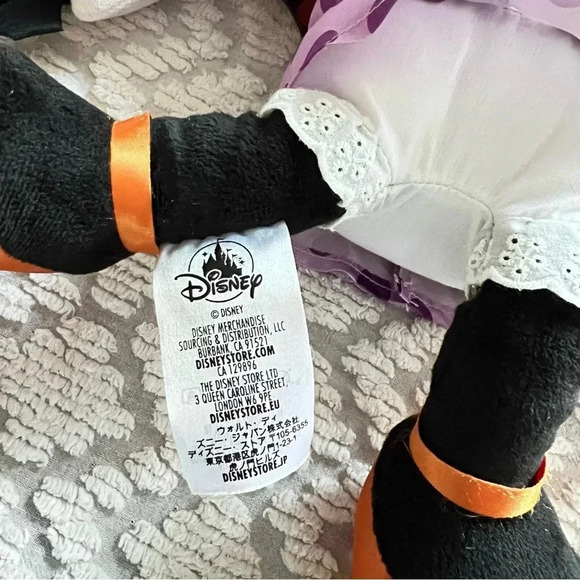 Disney Original Minnie Mouse Halloween Outfit Stuffed Animal Plush 15 inches - Picture 9 of 14